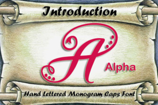 Alpha Monogram: A Stylish Font for Elegant Design