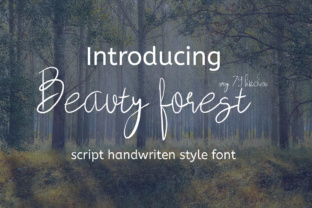 Beauty Forest Font for Web Design