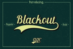 Blackout: A Bold Typographic Statement