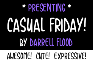 Casual Friday Font for Creative Projects