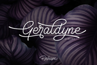 Geraldyne Font: Elegant Script for Editorial Design