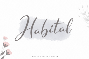 Habital: A Fresh Handmade Calligraphy Font