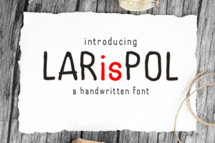 Larispol: A Handwritten Font for Impactful Design