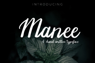 Manee: A Font for Clear, Confident Campaigns