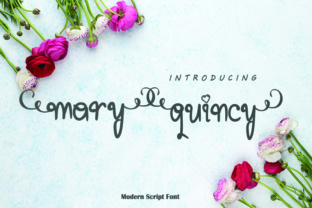 Mary Quincy: A Cute Script Font for Creative Campaigns