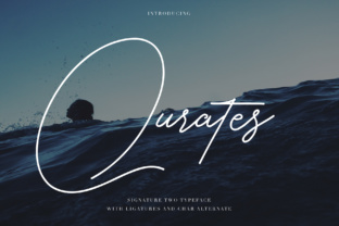 Qurates Signature Two: A Elegant Script Font