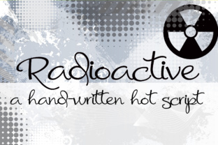 Radioactive: A Bold Script Font