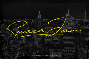 Space Jam Font: Handmade Elegance for Web Design