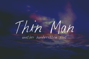 Thin Man Font for Creative Projects