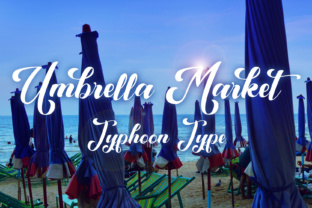 Umbrella Market: Bold Font for Impactful Campaigns